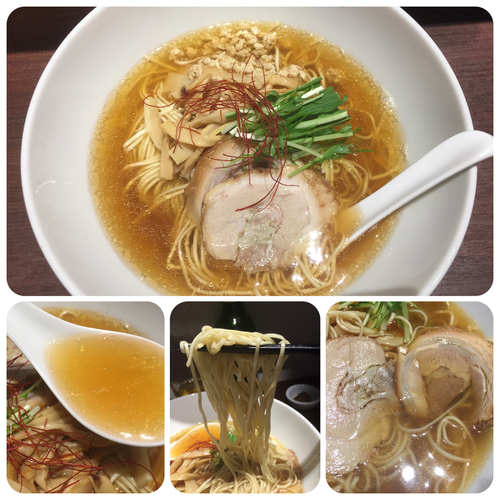 「しょうゆ¥700+ハートランド¥400」@麺屋 やまもとの写真