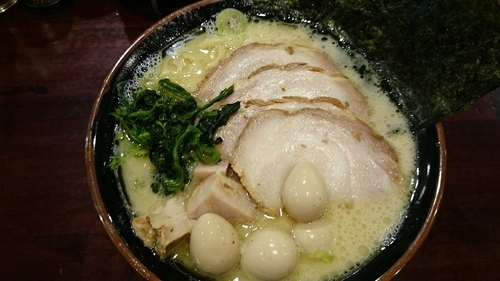 「塩チャーシューメン（並）＋ウズラ」@大黒家 東陽町店の写真