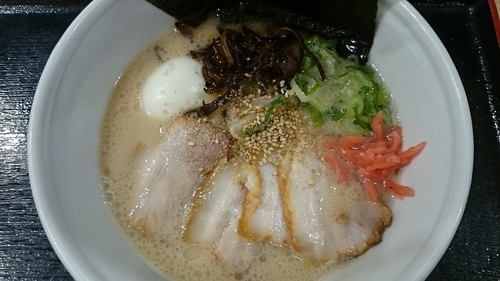 「スペシャル白丸」@IPPUDO NOODLE EXPRESS 静岡SA店の写真