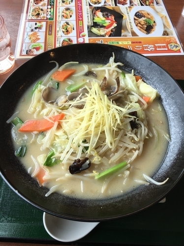 「生姜とあさりのあったかちゃんぽん980円」@中華レストランChina Fan 草加店の写真