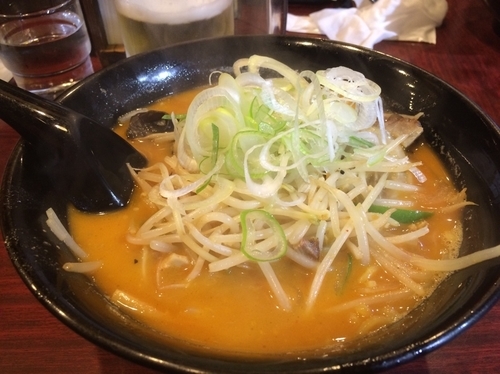 「味噌ラーメン＋ニンニク」@麺処 花田 上野店の写真