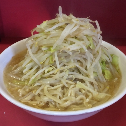 「ラーメン（麺少なめ・豚一枚入）¥650円」@ラーメン二郎 ひばりヶ丘駅前店の写真