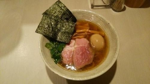 「味玉醤油そば」@麺処 きなりの写真