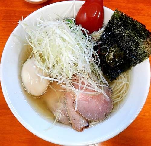 「特塩　葱(950円）」@麺処 有彩の写真