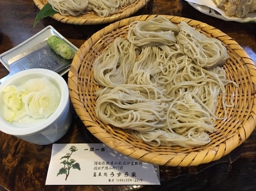 「ざるそば」@うずら家の写真