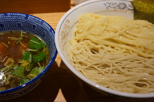 「清湯つけそば ＋大盛」@つけそば 神田勝本の写真