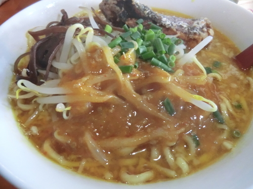 「魂麺（ソウルめん）中盛り醤油700円」@麺屋 なか邑の写真