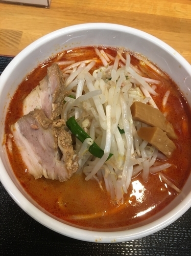 「辛味噌ラーメン820円」@味噌麺処 花道庵の写真
