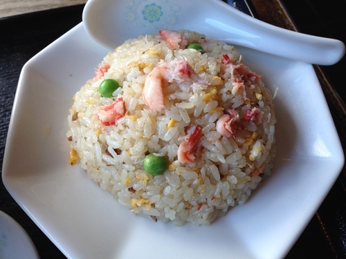 「Ｂセット②：半チャーハン＋ラーメン＋新香」@中華菜館 喜楽の写真