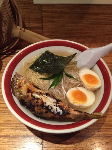 「鮎ごとラーメン」@鮎ラーメン 二子玉川店の写真