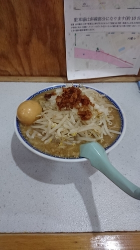 「ふじそば(中盛り)+味玉」@栄勝軒の写真