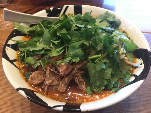 「辛みそビリー パクチー入り 930+200円」@凌駕IDEAの写真