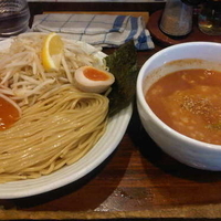 濃厚つけ麺 中盛 中辛 (800円)