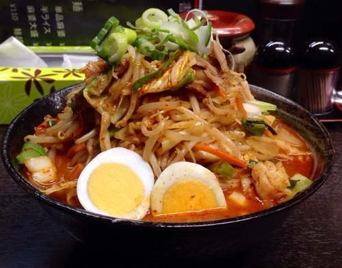 「五目味噌タンメン950円」@元祖旨辛系タンメン 荒木屋の写真