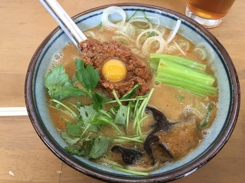 「如月のイッパイ、愛抱胡麻拉麺」@MENYA 食い味の道有楽の写真