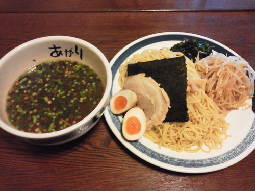 「つけ麺全部乗せ（大盛）」@麺 あがり 宜野湾店の写真