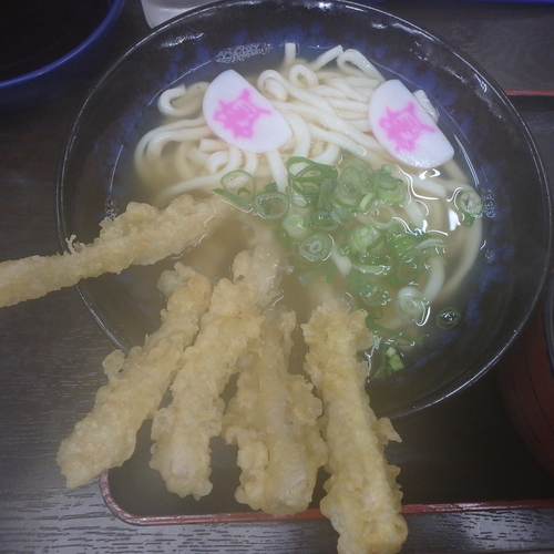 「ごぼ天うどん(420円)、牛丼(270円)」@資さんうどん 行橋店の写真