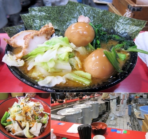 「大盛ラーメン 890円 +α」@家系総本山 ラーメン吉村家の写真