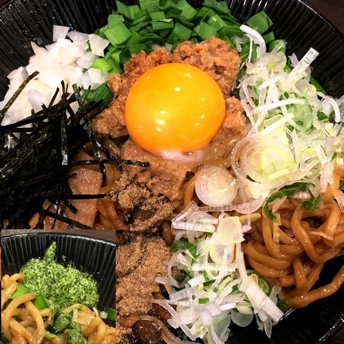 「【夜限定】味噌汁なし（大盛）＋大葉ソース」@麺や 蒼輝 AOIKAGAYAKIの写真