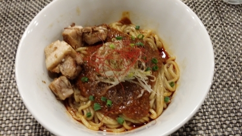 「麻婆まぜそば」@らぁ麺 やまぐち 辣式の写真