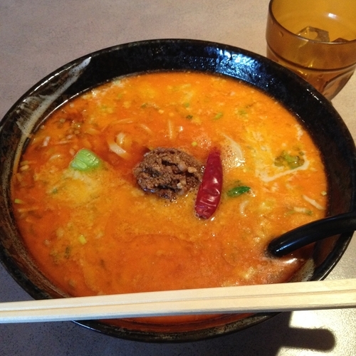 「担々麺（辛さ8度）」@ラーメンとんとん 森本総本店の写真