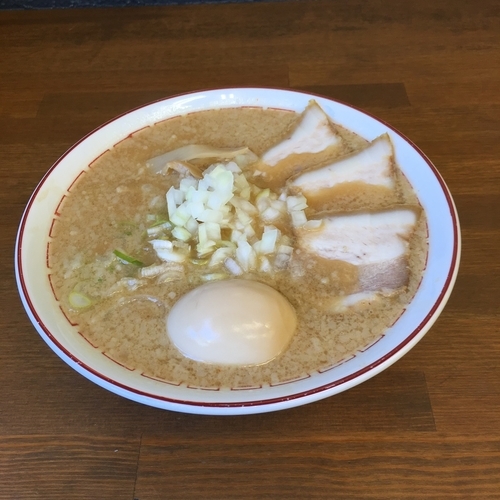 「味噌まったり￥650（麺固・濃いめ）+玉子￥100」@喜多方食堂 浅草本店の写真