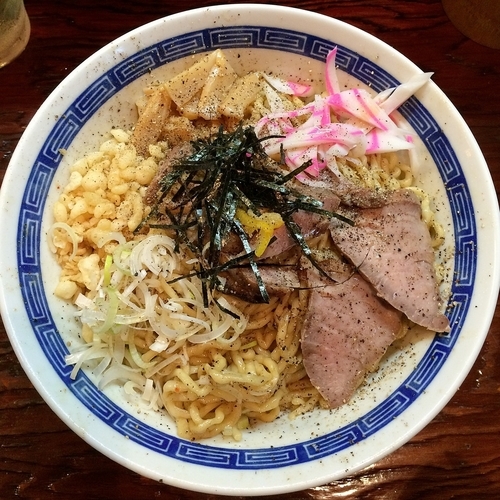 「汁なしそば ￥６００」@にぼっしー中華そば家の写真