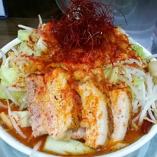「【限定】辛いラーメン　８５０円」@ラーメン 富次郎の写真