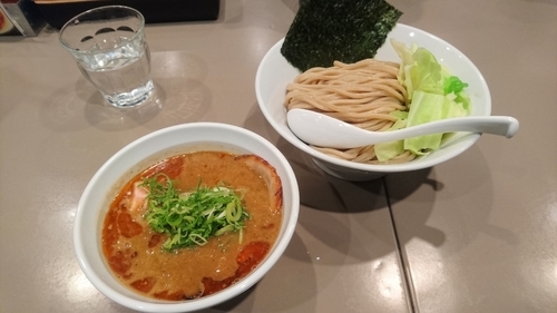 「海老味噌つけ麺肉入り」@つけ麺 五ノ神製作所の写真