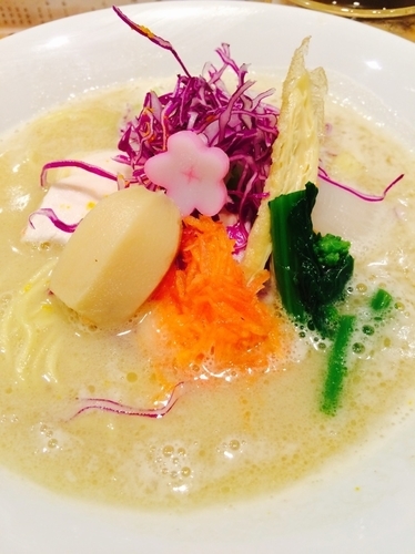 「鶏白湯SOBA」@銀座 篝の写真