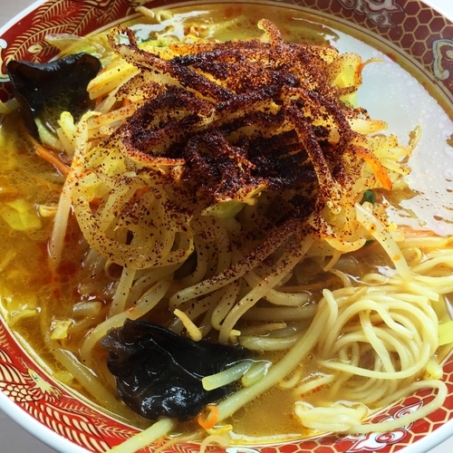 「スープカレータンメン（細麺150g）」@あぢとみ食堂の写真