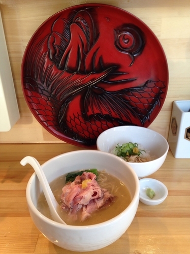 「真鯛らーめん雑炊セット」@真鯛らーめん 麺魚の写真