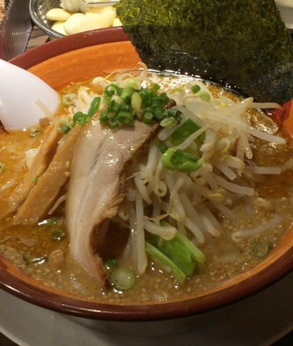 「濃厚味噌らーめん（750円）」@旭川味噌ラーメン せいべえ 上野本店の写真
