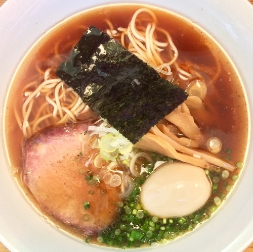 「魚出汁・醤油 ¥780円（味玉＋100円）」@青山清湯そば 青ノ樹の写真