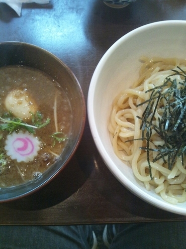 「味玉入りつけ麺」@肉そば やま昇の写真