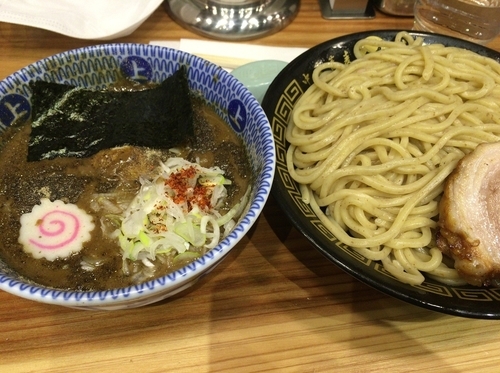 「つけ味玉（並）あつもり」@中華蕎麦うゑずの写真