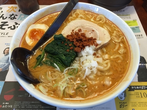 「【限定】芳醇札幌えびみそ（大盛）」@らーめん 岳 南信州宮田村店の写真