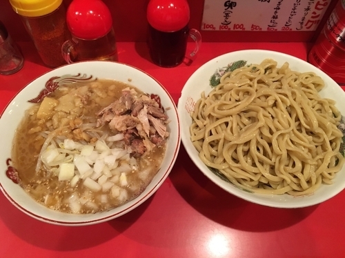 「つけ麺 ネギ アブラ増し」@ひたちなか大盛軒の写真