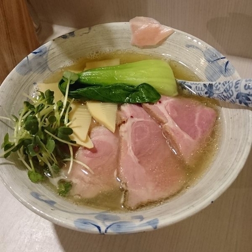 「豚肩ロース汐そば」@麺処 きなりの写真