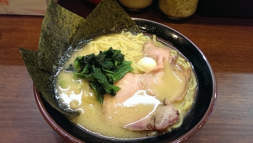 「濃厚醤油大ラーメン」@横浜家系ラーメン 大岡家 鶴川店の写真