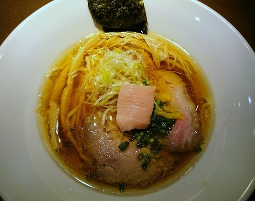 「虎徹そば～奥久慈軍鶏・信州黄金軍鶏ver～(醤油・手もみ麺)」@麺や 虎徹の写真