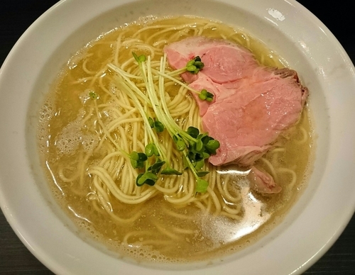 「マッドクラブそば（カマスベース）」@灰汁中華 丿貫 福富町本店の写真