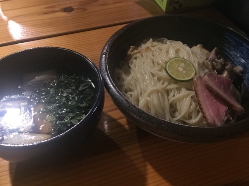 「鴨つけそば¥800」@はりけんラーメン 南店の写真