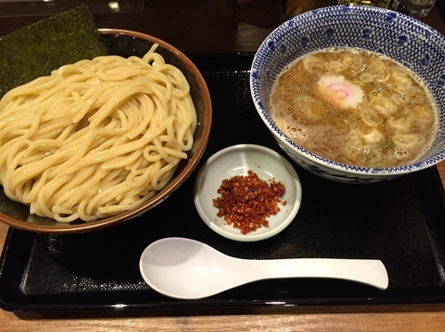 「赤辛つけ麺」@舎鈴 池袋南口店の写真