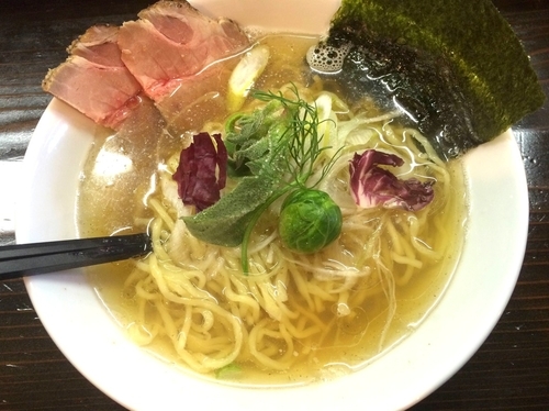 「白トリュフ薫る貝と煮干のそば（730円）」@中華そば 先崎の写真