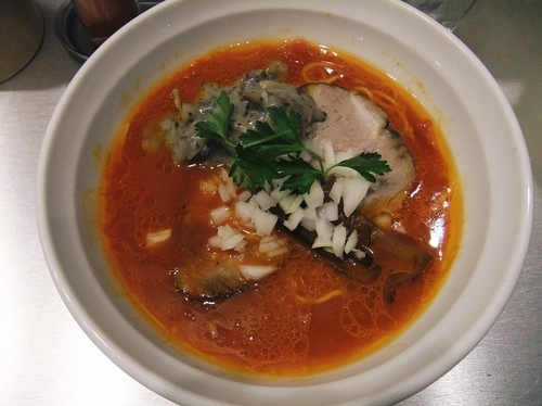 「【限定】旨味ビッグバン！バジトマアサリ麺（830円）」@貝出汁しっぽりラーメン 純子の写真