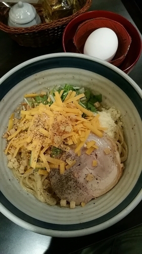 「三種のチーズまぜそば」@東京駅 斑鳩の写真