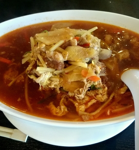 「カルビラーメン」@焼肉 友雅亭の写真