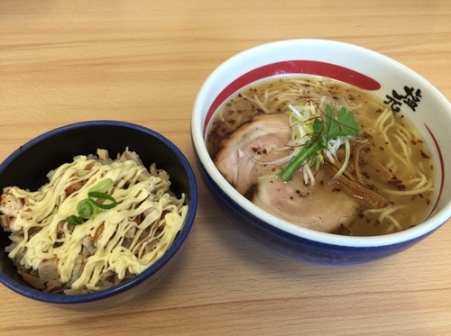 「塩ラーメン＋チャーマヨ丼」@倉敷塩元帥の写真