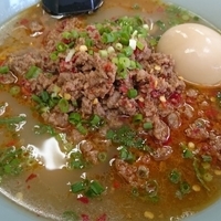 限定  牛骨辛挽肉ラーメン(小ごはん付き)